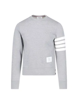 '4-Bar' Crewneck Sweatshirt  Grey