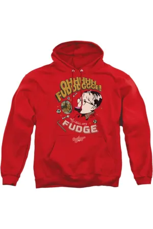 A Christmas Story Fudge Adult Pull Over Hoodie / Hooded Sweatshirt