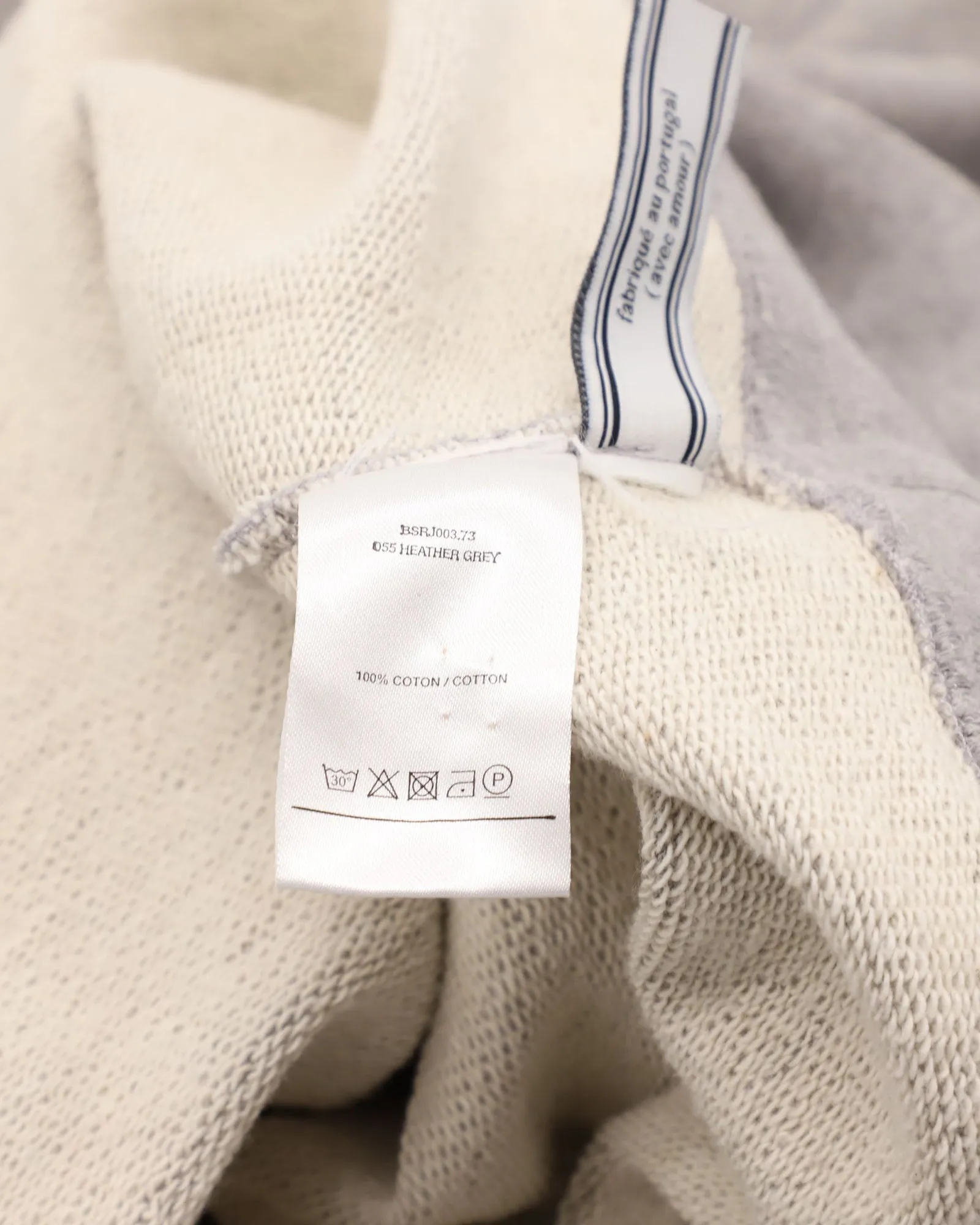 Ami Paris Crewneck Sweatshirt in Gray Cotton