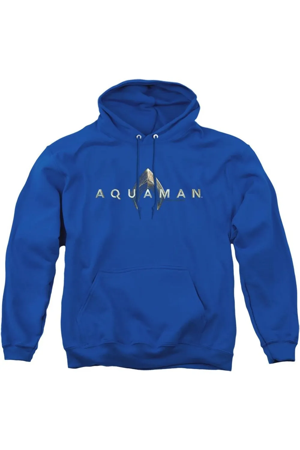 Aquaman Movie Logo Adult Pull Over Hoodie / Hooded Sweatshirt