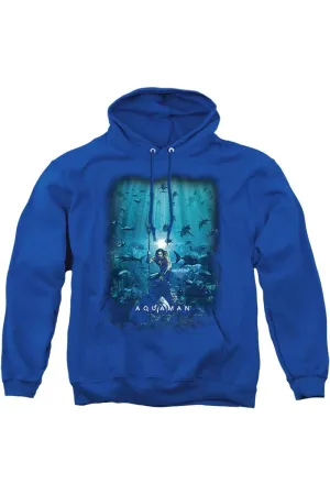 Aquaman Movie Poster Adult Pull Over Hoodie / Hooded Sweatshirt