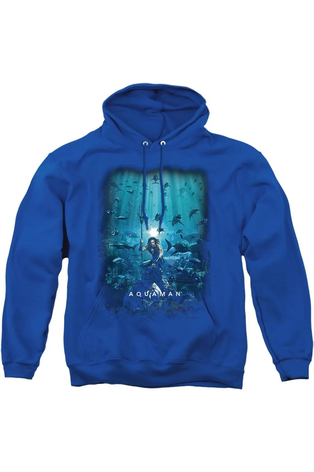 Aquaman Movie Poster Adult Pull Over Hoodie / Hooded Sweatshirt