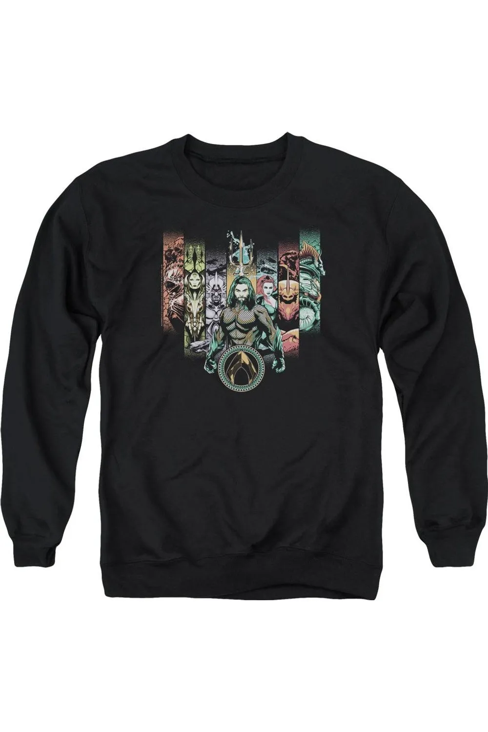Aquaman Movie Unite The Kingdoms Adult Crewneck Sweatshirt