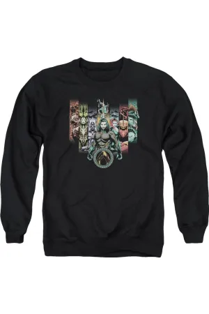 Aquaman Movie Unite The Kingdoms Adult Crewneck Sweatshirt