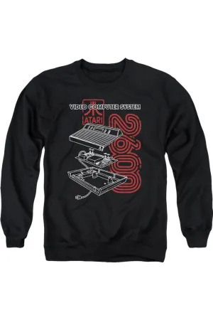 Atari 2600 Adult Crewneck Sweatshirt