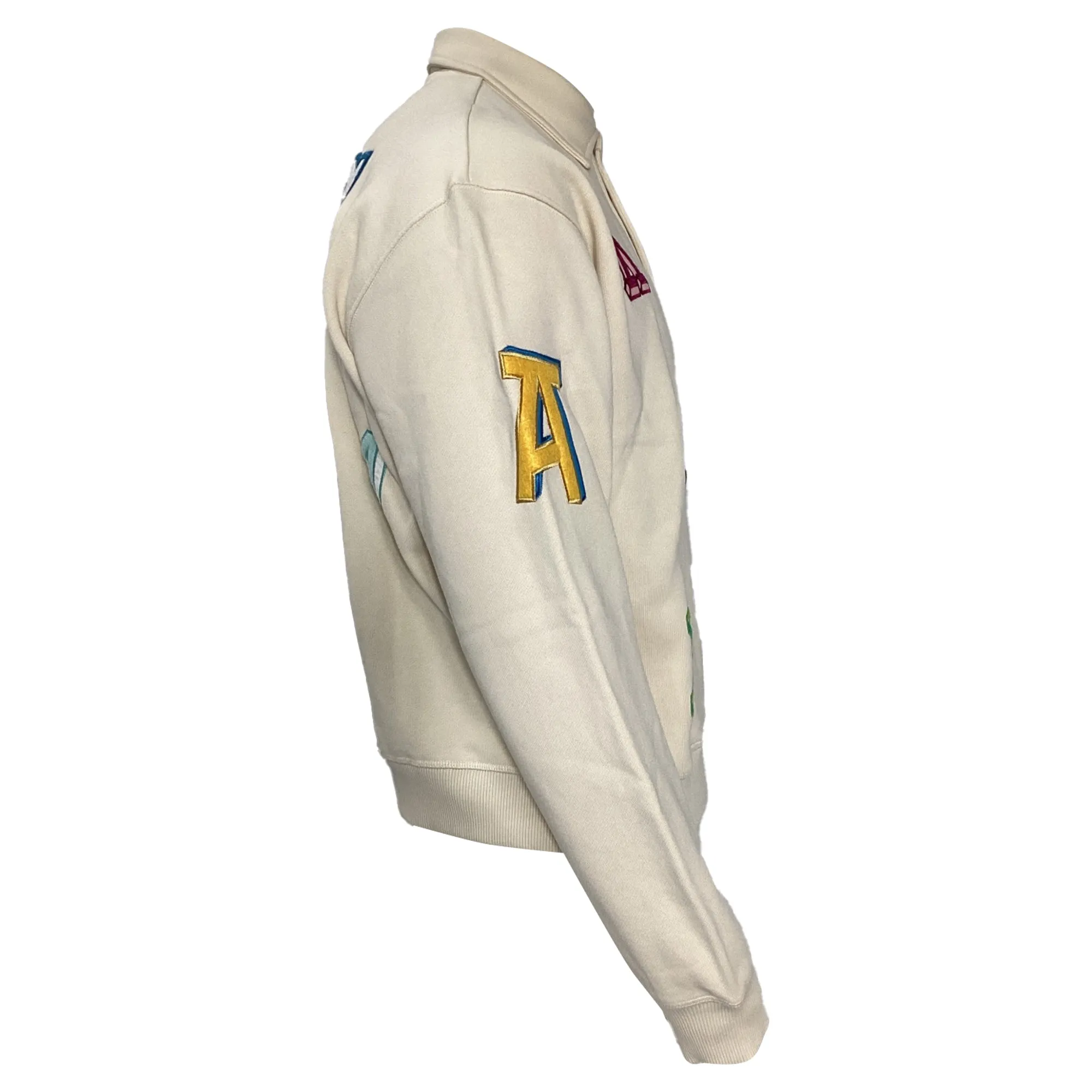 Axel Arigato Inferno Monogram Sweatshirt in Beige Cotton