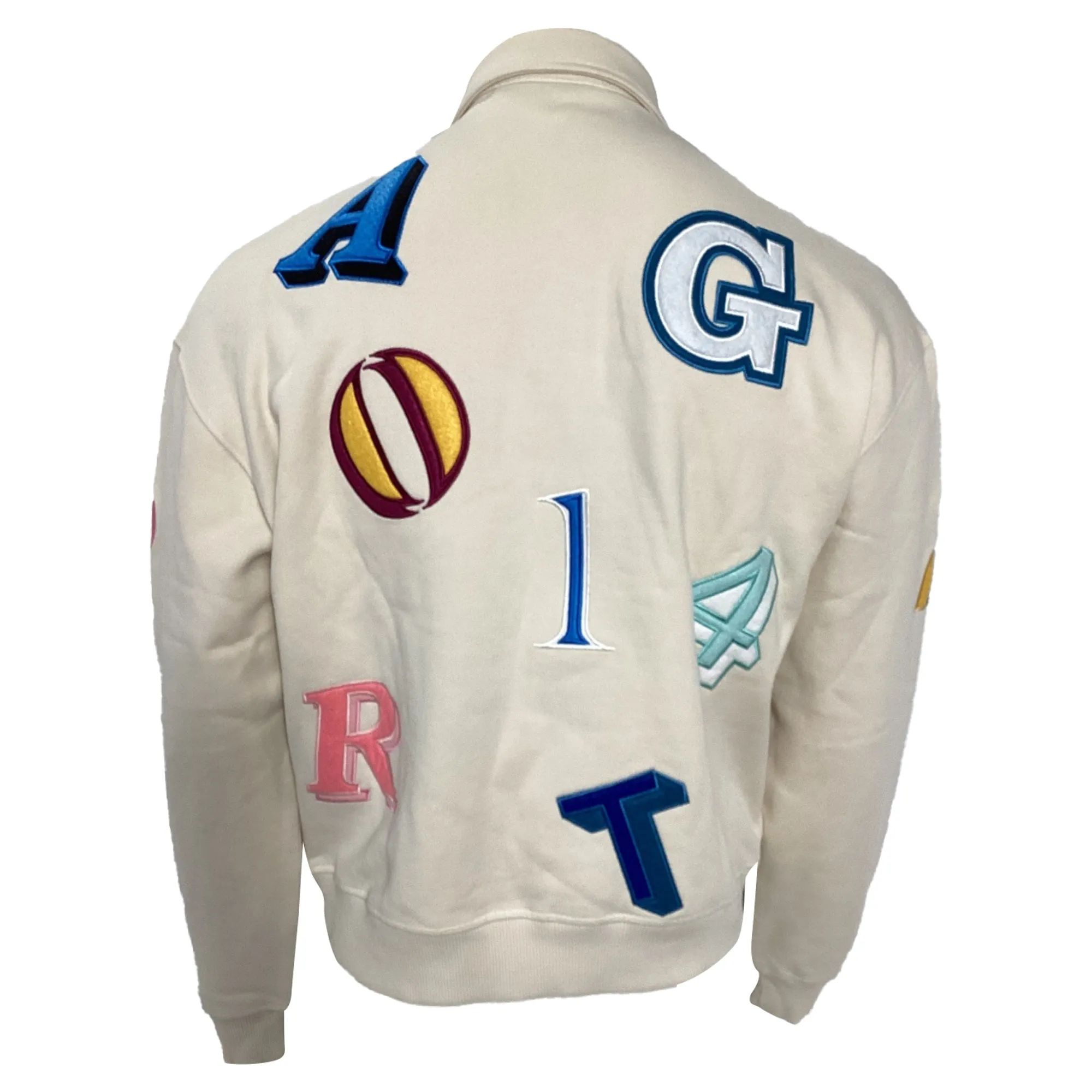 Axel Arigato Inferno Monogram Sweatshirt in Beige Cotton