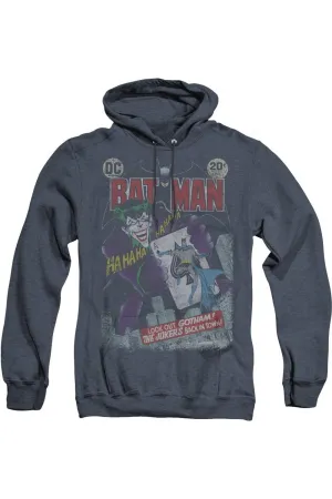 Batman #251 Distressed Adult Heather Hoodie / Hooded Sweatshirt