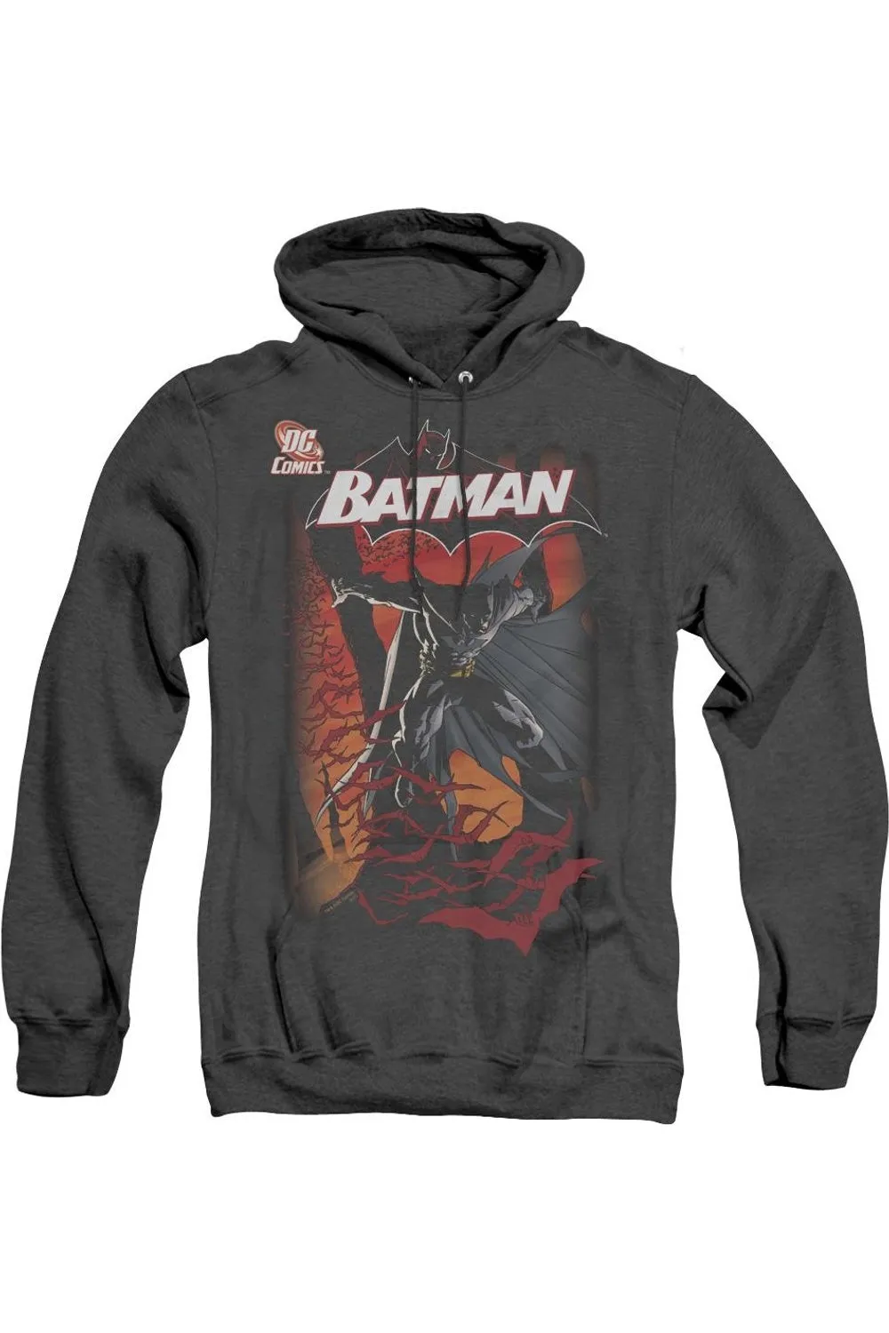 Batman #655 Cover Adult Heather Hoodie / Hooded Sweatshirt