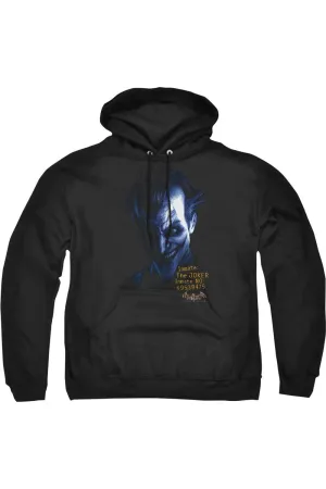 Batman Arkham Asylum Arkham Joker Adult Pull Over Hoodie / Hooded Sweatshirt