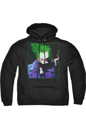 Batman Arkham Asylum Joker Adult Pull Over Hoodie / Hooded Sweatshirt