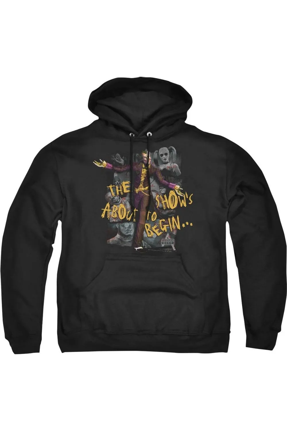 Batman Arkham City About To Begin Adult Pull Over Hoodie / Hooded Sweatshirt