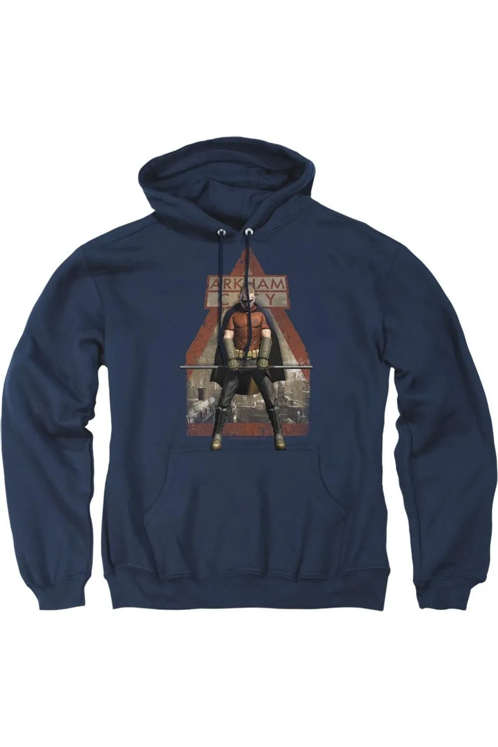 Batman Arkham City Arkham Robin Adult Pull Over Hoodie / Hooded Sweatshirt