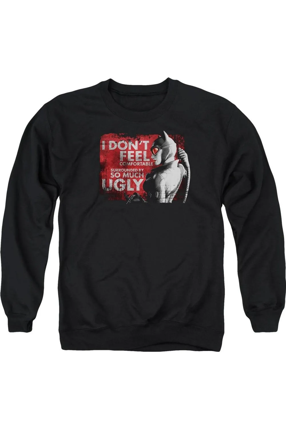 Batman Arkham City So Much Ugly Adult Crewneck Sweatshirt