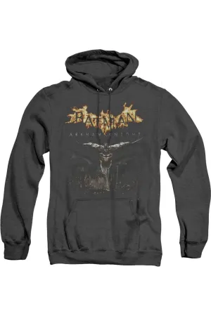 Batman Arkham Knight City Watch Adult Heather Hoodie / Hooded Sweatshirt