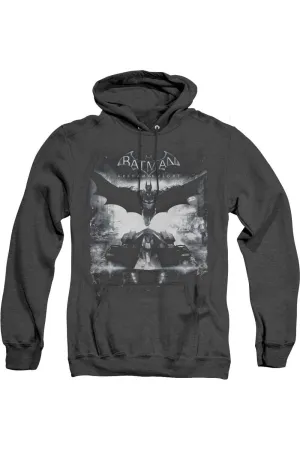 Batman Arkham Knight Forward Force Adult Heather Hoodie / Hooded Sweatshirt