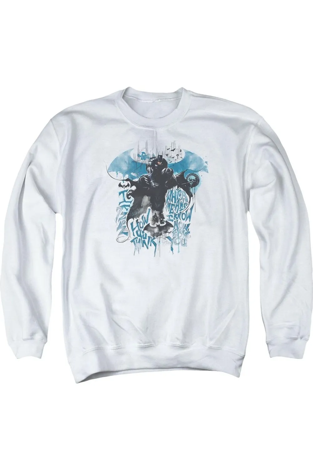 Batman Arkham Knight I Know Adult Crewneck Sweatshirt