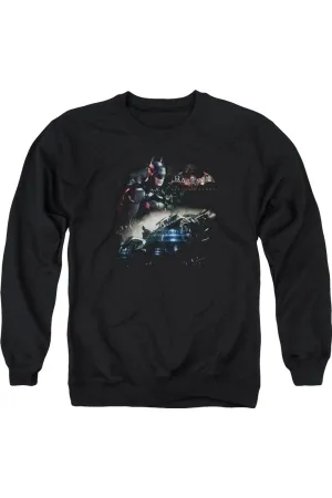 Batman Arkham Knight Knight Rider Adult Crewneck Sweatshirt