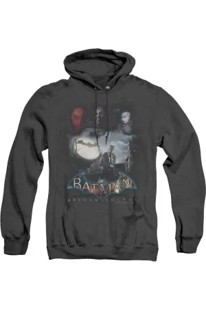 Batman Arkham Knight Villain Storm Adult Heather Hoodie / Hooded Sweatshirt