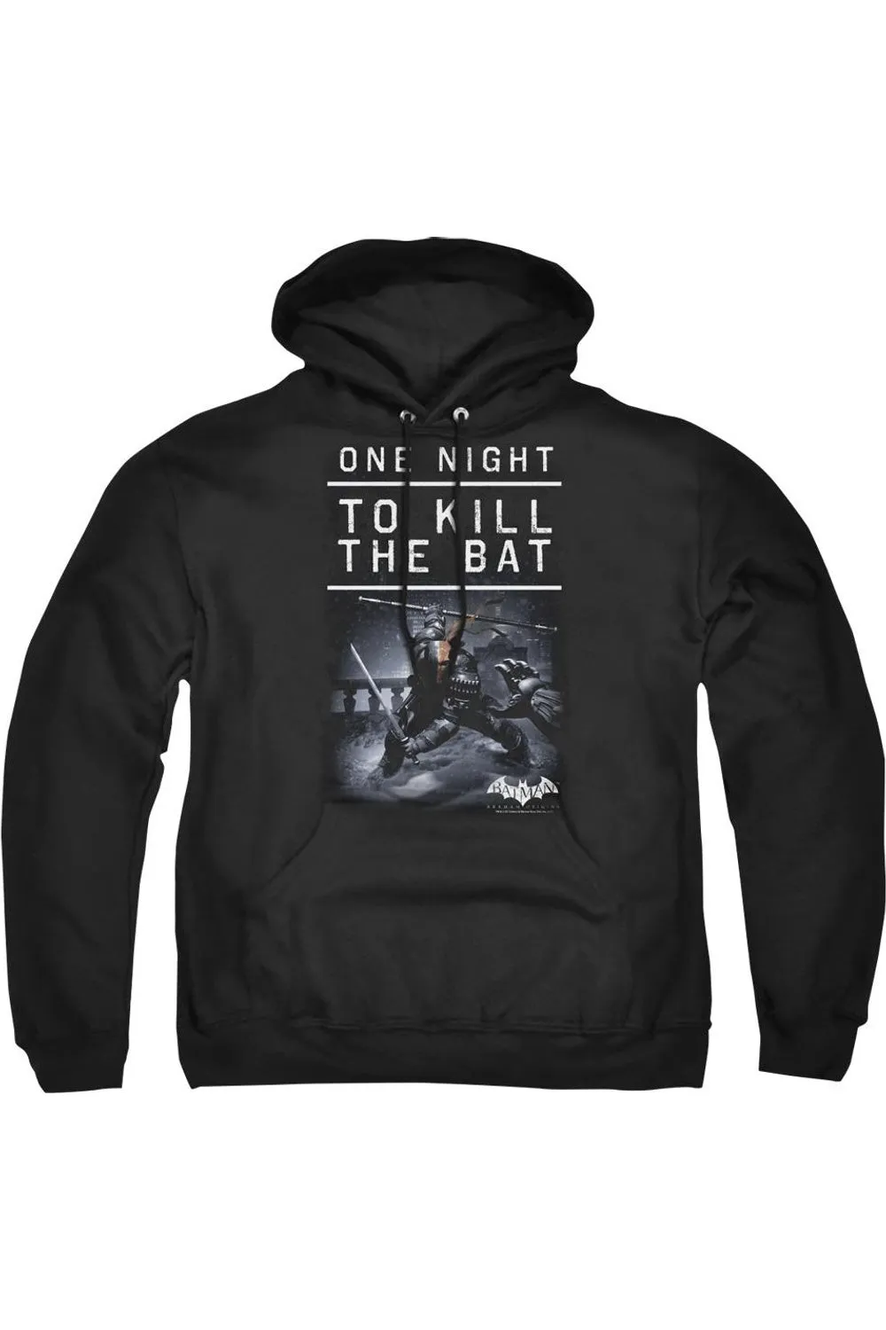Batman Arkham Origins One Night Adult Pull Over Hoodie / Hooded Sweatshirt