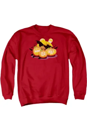 Batman Bat O Lanterns Adult Crewneck Sweatshirt