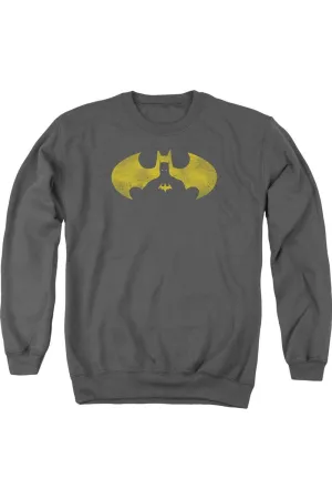 Batman Bat Symbol Knockout Adult Crewneck Sweatshirt