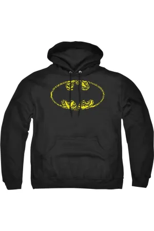 Batman Bats On Bats Adult Pull Over Hoodie / Hooded Sweatshirt