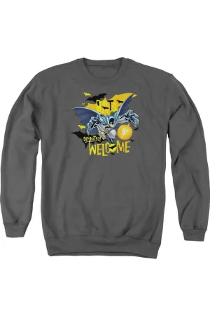 Batman Bats Welcome Adult Crewneck Sweatshirt