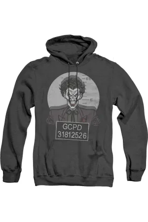 Batman Busted! Adult Heather Hoodie / Hooded Sweatshirt