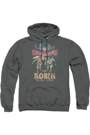 Batman Classic Tv Classic Duo Adult Pull Over Hoodie / Hooded Sweatshirt