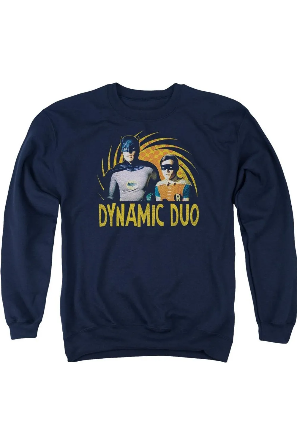 Batman Classic Tv Dynamic Adult Crewneck Sweatshirt