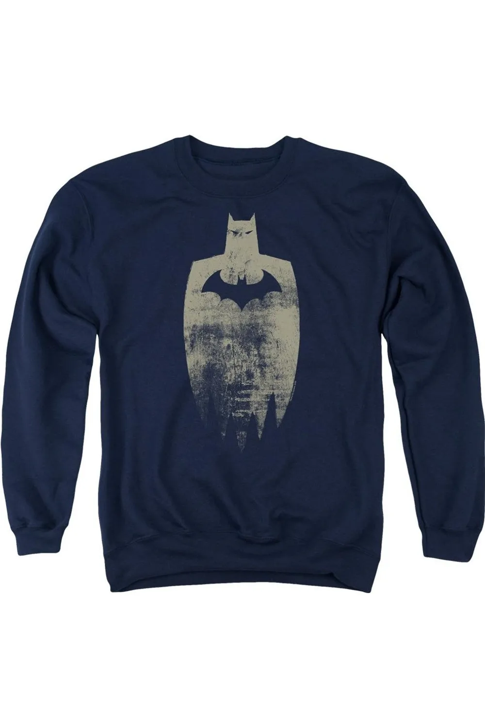 Batman Gold Silhouette Adult Crewneck Sweatshirt