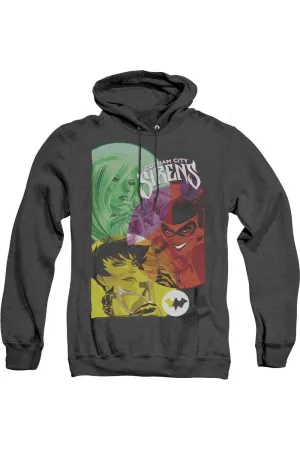 Batman Gotham Sirens Adult Heather Hoodie / Hooded Sweatshirt