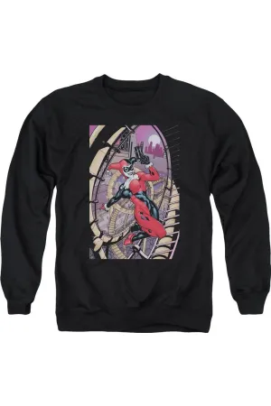 Batman Harley First Adult Crewneck Sweatshirt