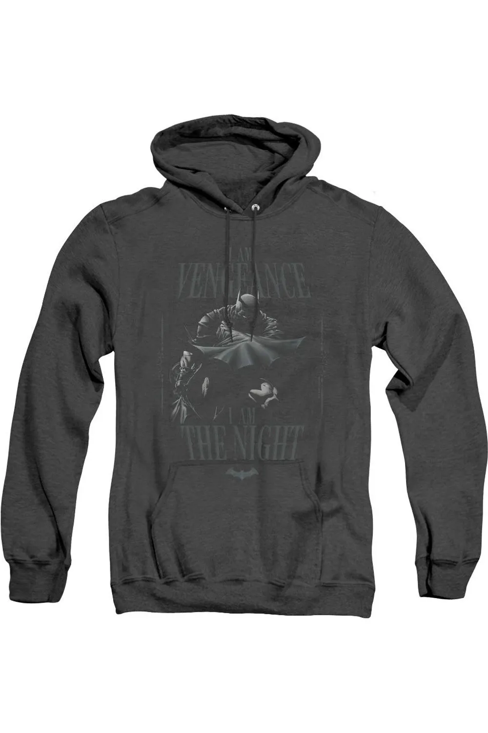 Batman I Am Adult Heather Hoodie / Hooded Sweatshirt