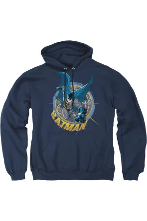 Batman In The Crosshairs Adult Pull Over Hoodie / Hooded Sweatshirt