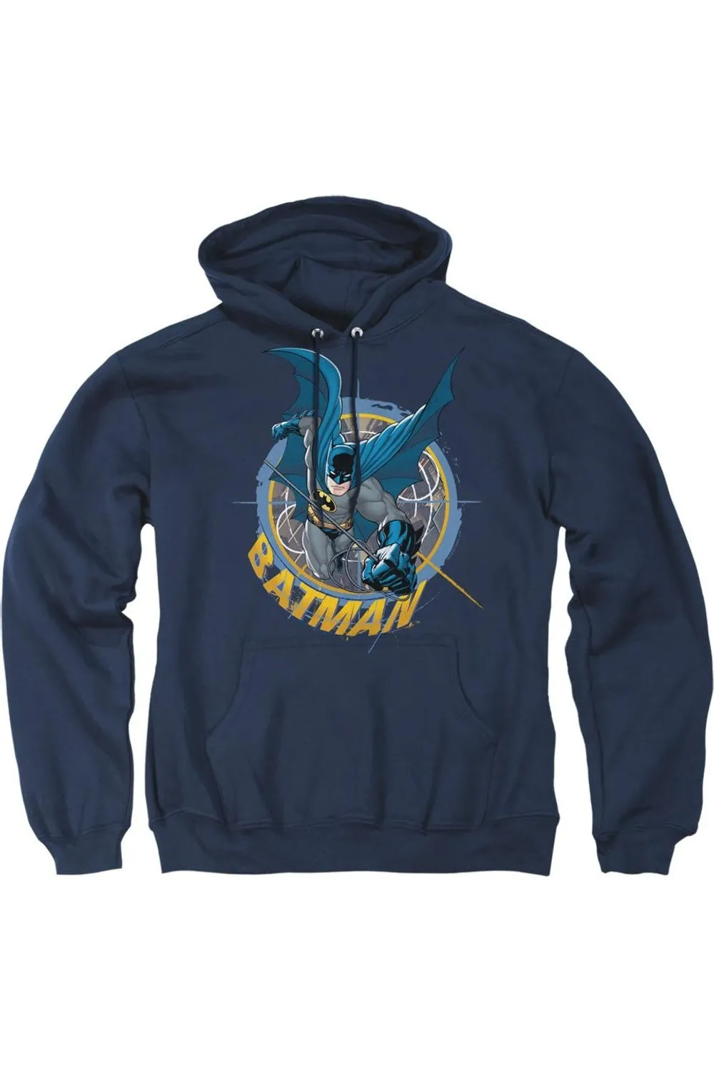 Batman In The Crosshairs Adult Pull Over Hoodie / Hooded Sweatshirt
