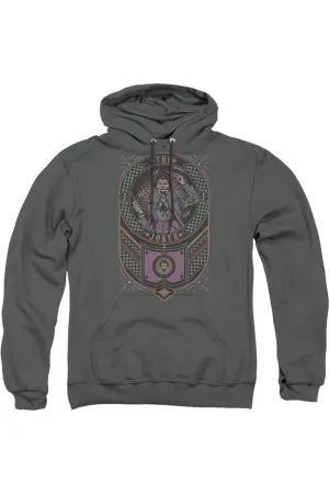 Batman Joker Checkered Sign Adult Pull Over Hoodie / Hooded Sweatshirt
