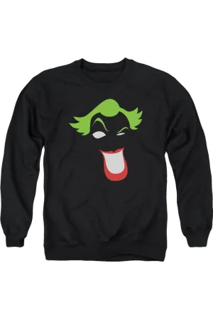 Batman Joker Simplified Adult Crewneck Sweatshirt