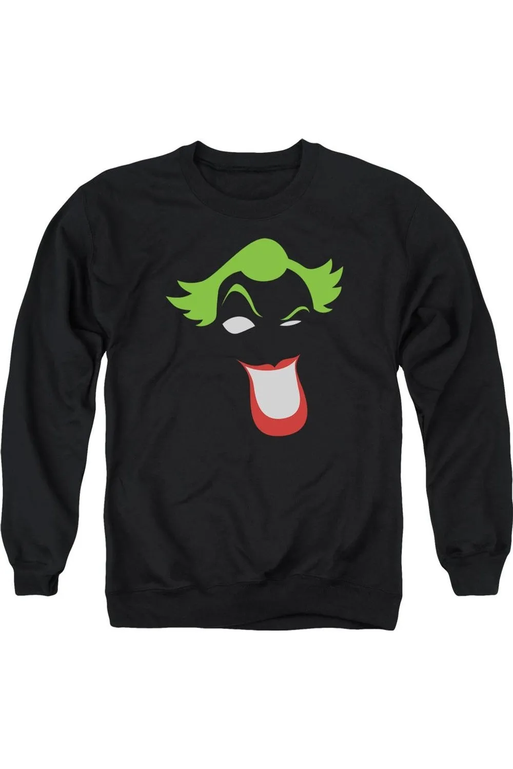 Batman Joker Simplified Adult Crewneck Sweatshirt