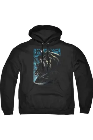 Batman Knight Falls In Gotham Adult Pull Over Hoodie / Hooded Sweatshirt