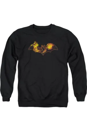Batman Molten Logo Adult Crewneck Sweatshirt