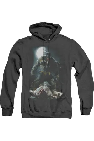 Batman Mudhole Adult Heather Hoodie / Hooded Sweatshirt