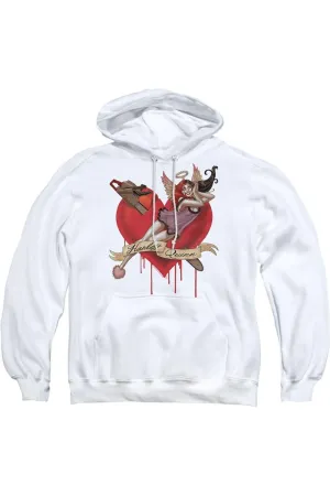 Batman Perfect Angel Adult Pull Over Hoodie / Hooded Sweatshirt