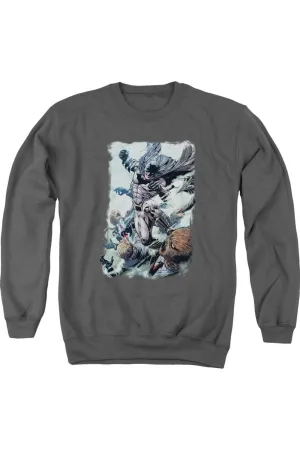 Batman Punch Adult Crewneck Sweatshirt