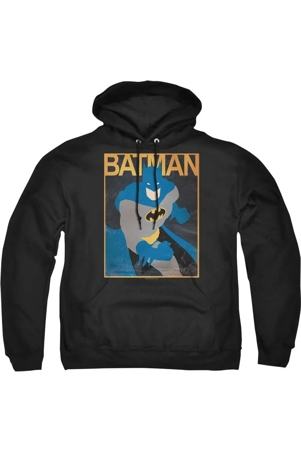 Batman Simple Bm Poster Adult Pull Over Hoodie / Hooded Sweatshirt