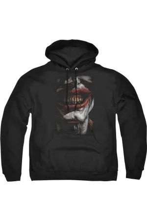 Batman Smile Of Evil Adult Pull Over Hoodie / Hooded Sweatshirt