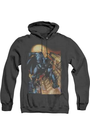 Batman The Dark Knight #1 Adult Heather Hoodie / Hooded Sweatshirt