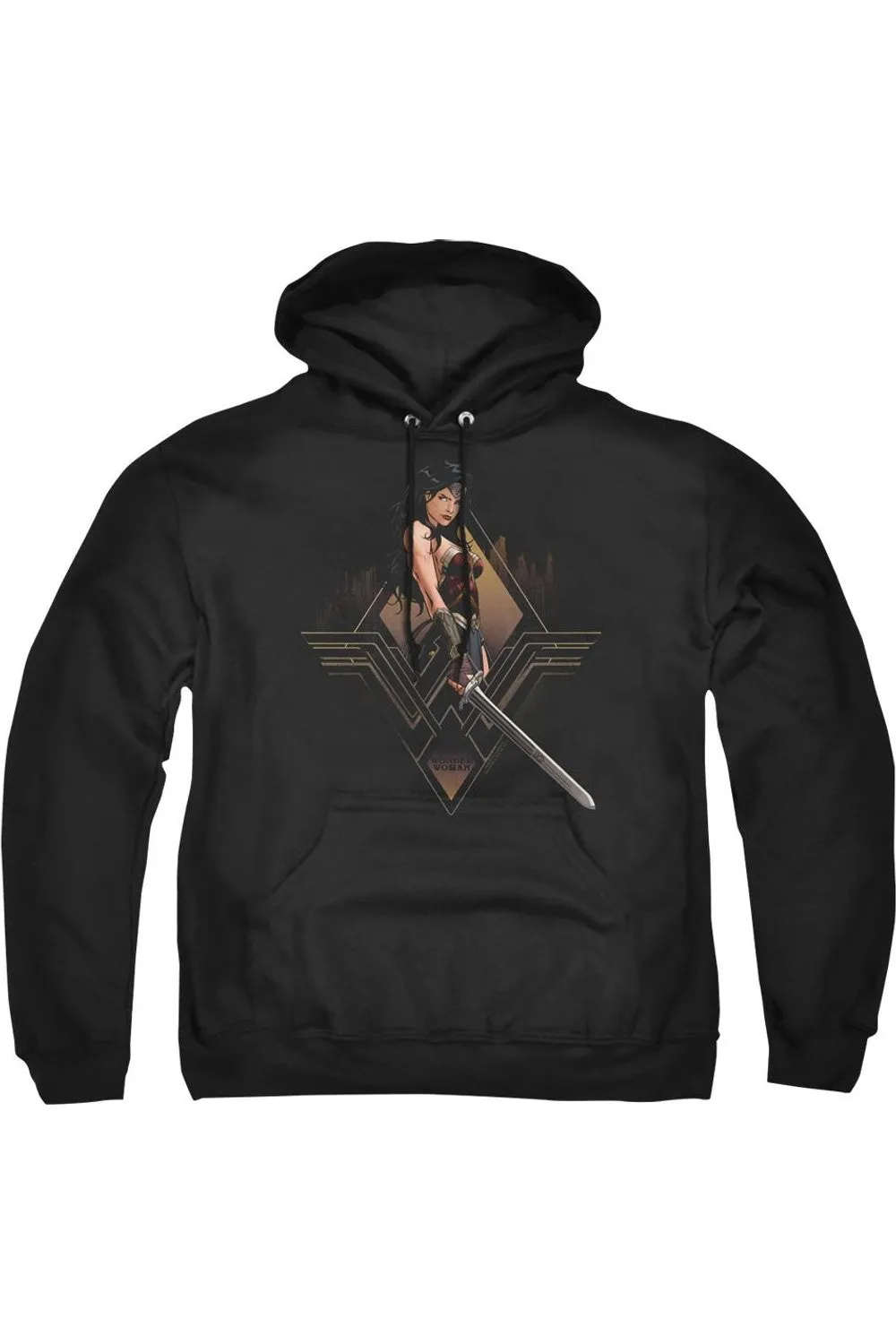 Batman V Superman City Girl Adult Pull Over Hoodie / Hooded Sweatshirt