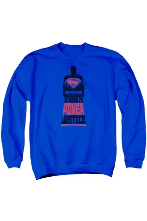 Batman V Superman Super Justice Adult Crewneck Sweatshirt